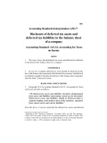 Accounting Standards Interpretations 7: Disclosure of deferred tax assets and deferred tax liabilities in the balance sheet of a company