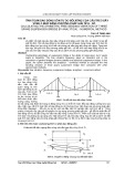 Tính toán dao động uốn tự do đối xứng của cầu treo dây võng 3 nhịp bằng phương pháp giải tích - số
