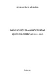 Báo cáo hiện trạng môi trường quốc gia giai đoạn 2011 - 2015