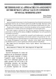 Methodological approaches to assessment of the human capital value in condition of social modernization