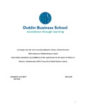 Master of Business Administration: An enquiry into the career and specialisation choices of final semester MBA students