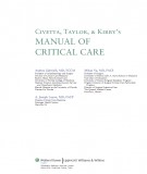 A handbook of manual in critical care: Part 1