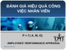 Bài giảng về Đánh giá Hiệu quả công việc của nhân viên