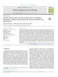 Accurate determination of minor isotope ratios in individual plutoniumeuranium mixed particles by thermal ionization mass spectrometry