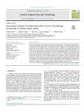 Uncertainty analysis of containment dose rate for core damage assessment in nuclear power plants