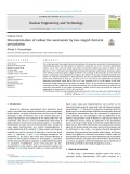 Decontamination of radioactive wastewater by two-staged chemical precipitation