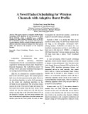 A novel packet scheduling for wireless channels with adaptive burst profile