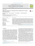 High-power fiber laser cutting parameter optimization for nuclear Decommissioning