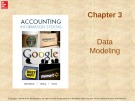 Lecture Accounting information systems: Chapter 3 - Richardson, Chang, Smith