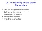 Lecture Retailing in the 21st Century - Chapter 11: Retailing for the global marketplace