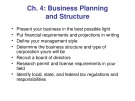 Lecture Retailing in the 21st Century - Chapter 4: Business planning and structure
