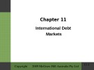 Lecture Financial institutions, instruments and markets (6/e): Chapter 11 - Christopher Viney