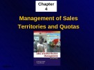 Lecture Sales and distribution management: Chapter 4 - Krishna K Havaldar, Vasant M Cavale