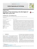 Modeling of pore coarsening in the rim region of high burn up UO2 fuel