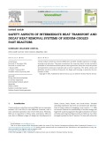 Safety aspects of intermediate heat transport and decay heat removal systems of sodium cooled fast reactors