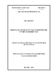 Tóm tắt Luận văn thạc sĩ Luật Hiến pháp và Luật Hành chính: Pháp luật về quản lý hoạt động vận tải đường bộ