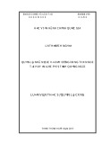 Luận văn thạc sĩ Quản lý công: Quản lý nhà nước về xây dựng nông thôn mới tại huyện Huyện Đức Phổ, tỉnh Quảng Ngãi