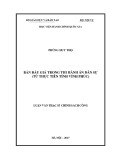 Luận văn thạc sĩ Chính sách công: Bán đấu giá tài sản trong Thi hành án dân sự - từ thực tiễn tỉnh Vĩnh Phúc