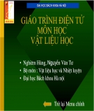 giáo trình Điện tử môn học vật liệu học: phần 2