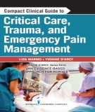 Emergency trauma pain management in critical care: Part 2