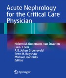 The critical care physician with the acute nephrology: Part 1