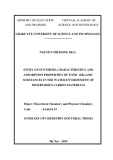 Summary of chemistry doctoral thesis: Study on synthesis, characteristics, and adsorption properties of toxic organic substances in the water environment of mesoporous carbon materials