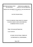 Sumary of doctoral thesis of environmental engineering: Study on phenol treatment in coking wastewater by ozonation process combined with catalyst