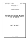 Luận án tiến sĩ Kinh tế: Hoàn thiện kế toán quản trị tại các đơn vị thuộc Tổng công ty Điện lực Dầu khí Việt Nam