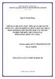 Tóm tắt Luận án tiến sĩ Kinh tế: Mối quan hệ giữa thực tiễn quản trị nguồn nhân lực, trách nhiệm xã hội và kết quả hoạt động của doanh nghiệp: Trường hợp các doanh nghiệp chế biến thực phẩm