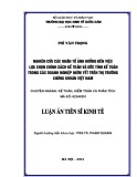 Luận án tiến sĩ Kinh tế: Nghiên cứu các nhân tố ảnh hưởng đến việc lựa chọn chính sách kế toán và ước tính kế toán trong các doanh nghiệp niêm yết trên thị trường chứng khoán Việt Nam