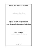 Luận án tiến sĩ Kinh tế: Việc làm cho người lao động nông thôn ở tỉnh Hủa Phăn nước Cộng hòa Dân chủ Nhân dân Lào