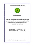 Luận án tiến sĩ Nông nghiệp: Đánh giá thực trạng độ an toàn rau ăn tƣơi sản xuất tại Bắc Ninh, xác định nguyên nhân, nghiên cứu một số biện pháp kỹ thuật sản xuất rau an toàn