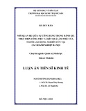 Luận án tiến sĩ Kinh tế: Mối quan hệ giữa sự công bằng trong đánh giá thực hiện công việc và kết quả làm việc của người lao động: Nghiên cứu tại các doanh nghiệp Hà Nội