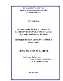 Luận án tiến sĩ Kinh tế: Đánh giá hiệu quả hoạt động của các bệnh viện công lập vùng Tây Bắc dựa trên thẻ điểm cân bằng