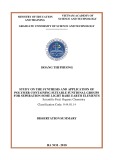 Dissertation summary: Study on the synthesis and application of polymers containing suitable funtional groups for seperation some light rare earth elements