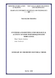 Summary of chemistry doctoral thesis: Synthesis and identification biological activity of some indenoisoquinoline derivatives