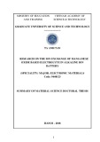 Summary of material science doctoral thesis: Research on the ion exchange of manganese oxide based electrolyte in alkaline ion battery