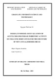 Summary of organic chemistry doctoral thesis: Design, synthesis and evaluation of acetylcholinesterase inhibitory activity of chalcone derivatives for the discovery of new anti-alzheimer drugs