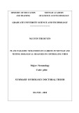 Summary of biology doctoral thesis: Plant-parasitic nematodes on carrots in Vietnam and testing biological measures in controlling them