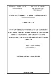 Summary of doctoral thesis: Study on chemical constituents and cytotoxic activity of 3 species allophylus livescens gagnep, chirita halongensis kiew& t.h.nguyen and oldenlandia pinifolia (wall. ex g.don) kuntze] in Viet Nam