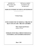 Summary Of Doctoral Thesis In Mechanical Engineering And Engineering Mechanics: Study on reduction of torsional vibration of shaft using dynamic vibration absorber