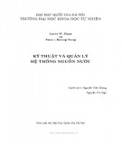 Hệ thống nguồn nước - Kỹ thuật và quản lý: Phần 2