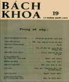 Tạp chí Bách Khoa - Số 19: Phần 2