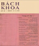 Tạp chí Bách Khoa - Số 69: Phần 2