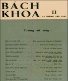 Tạp chí Bách Khoa - Số 11: Phần 2