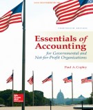 Accounting in governmental and not-for-profit organizations (Thirteenth edition): Part 1