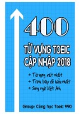 Ebook Cập nhật 400 từ vựng Toeic năm2018