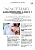 Paracetamol - Ngăn ngừa tác dụng bất lợi thông qua sử dụng hợp lý