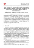 Ảnh hưởng của lượng giống gieo sạ đến sinh trưởng, phát triển và năng suất hai giống lúa kháng rầy lưng trắng HP10 và ĐT34 tại Thừa Thiên Huế