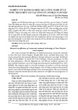 Nghiên cứu đánh giá hiệu quả công nghệ xử lý nước thải thủy sản tại Công ty Cổ phần Nam Việt